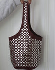 Burgundy Red One-Strap Bag