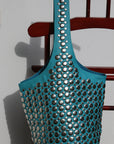 Ocean Blue One-Strap Bag