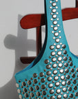 Ocean Blue One-Strap Bag